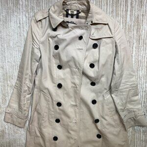 Burberry Trench Coat Women's Size US4 Uk6 It38